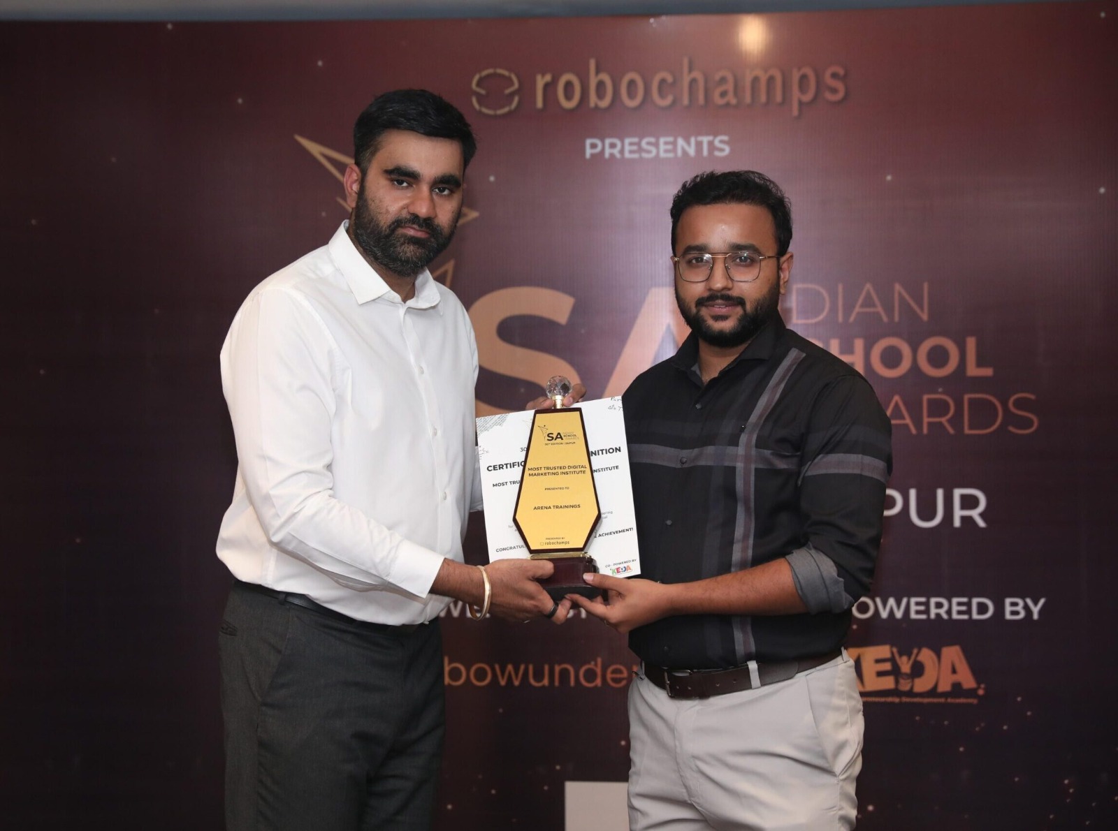 Most Trusted Digital Marketing Institute — Indian School Awards